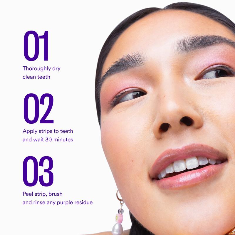 Hismile V34 Whitening Strips, Combining Whitening and Colour Correction