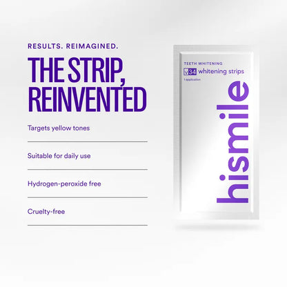 Hismile V34 Whitening Strips, Combining Whitening and Colour Correction